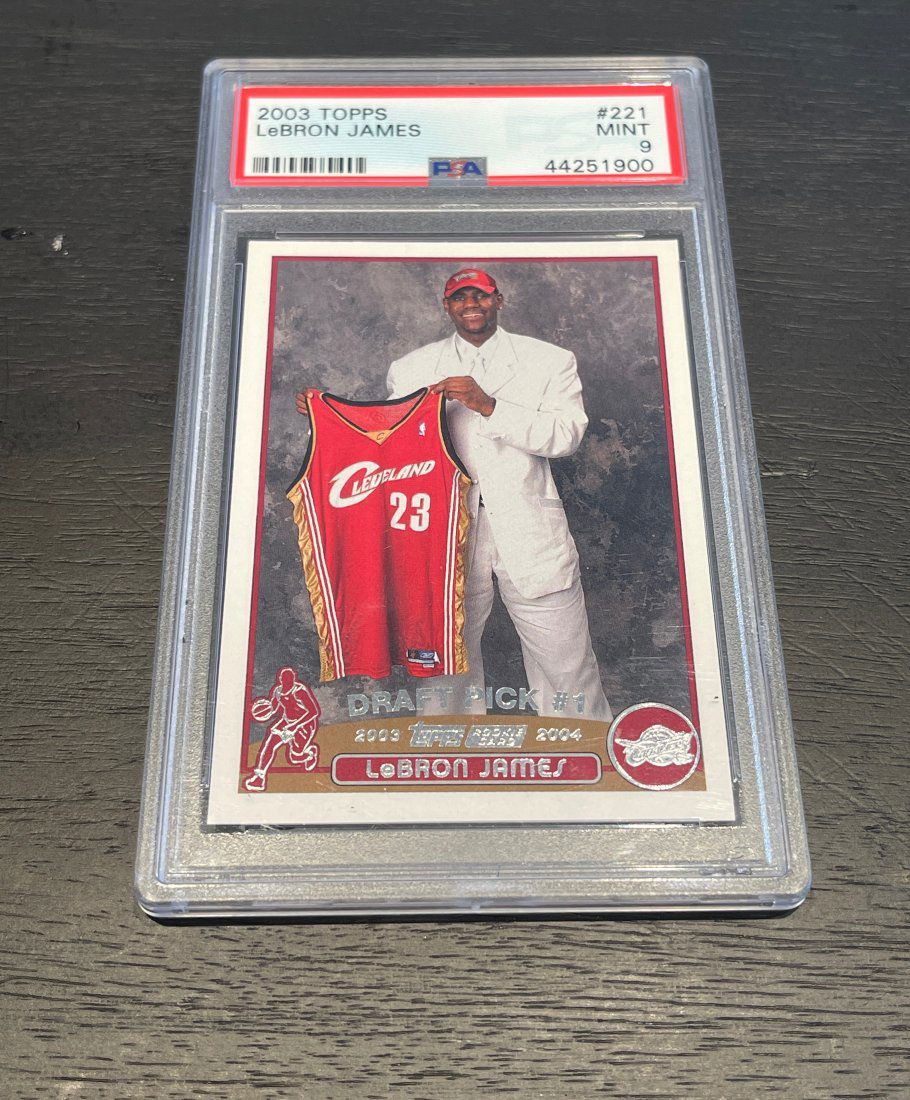 2003 Topps Lebron James PSA 9 (1 of 2)