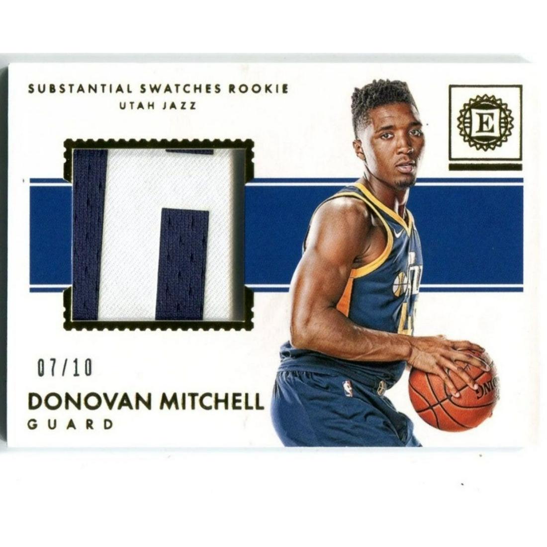 Donovan Mitchell Panini Substantial Rookie Swatch /10 (1 of 1)