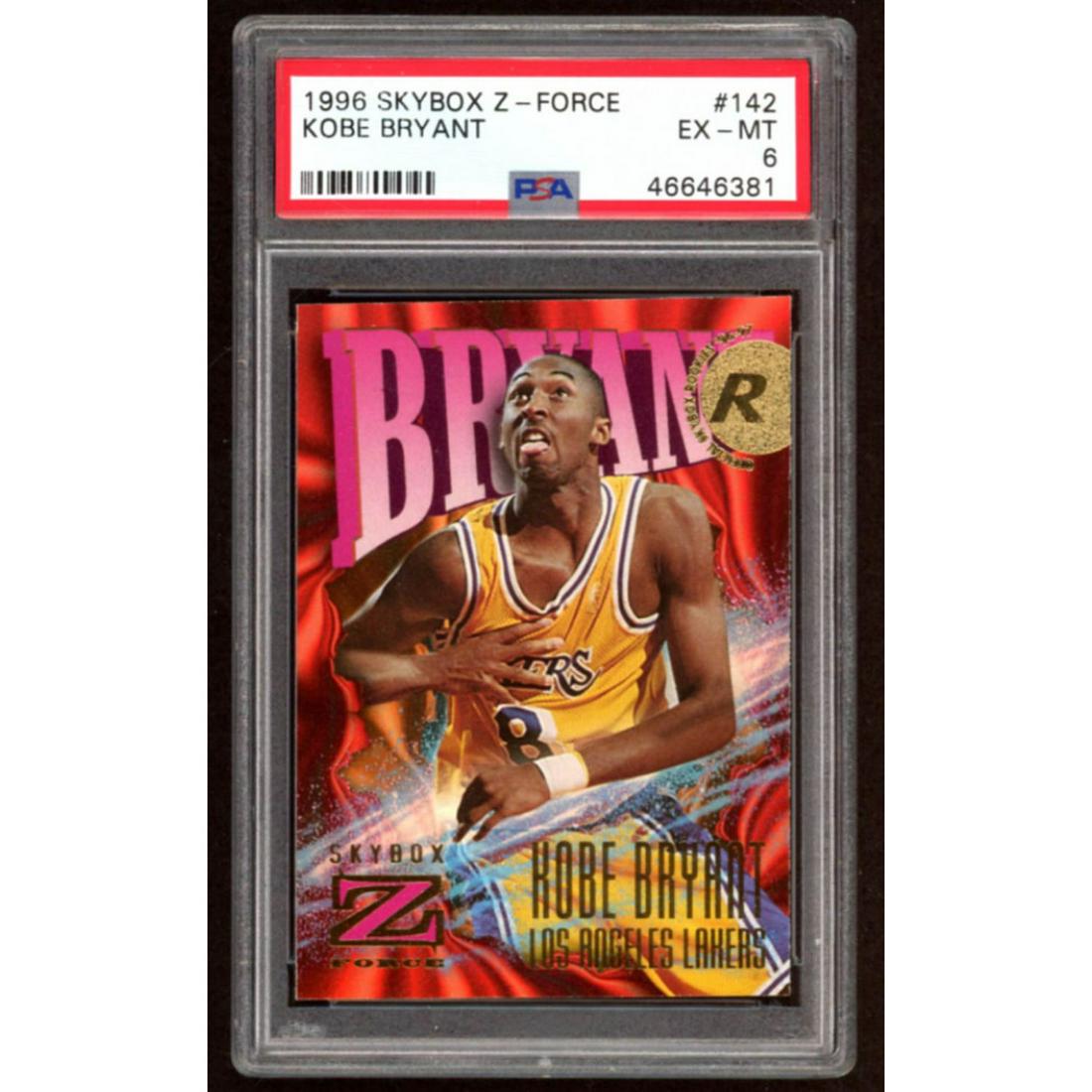 Kobe Bryant 1996-97 Z-Force #142 RC (PSA 6) (1 of 2)