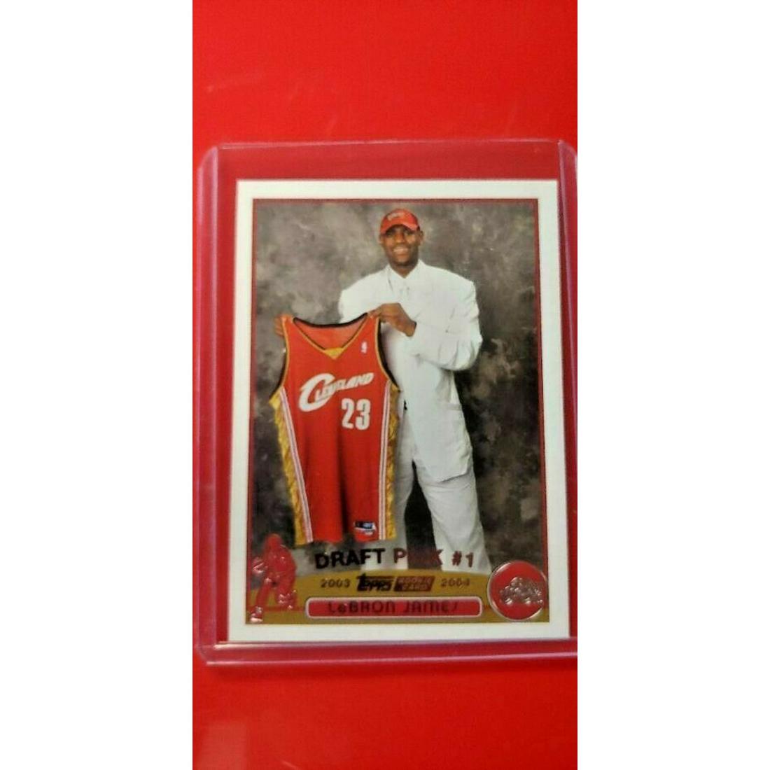 2003-04 Topps LeBron James RC 221 Draft Pick #1 Rookie (1 of 1)