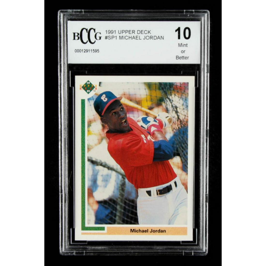 Michael Jordan 1991 Upper Deck #SP1 SP (BCCG 10) (1 of 2)