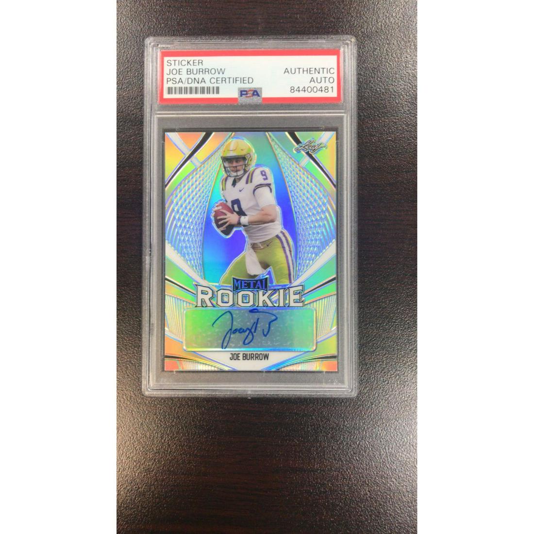 Joe Burrow 2020 Leaf Metal Rookie Silver #MRJB1 (1 of 2)