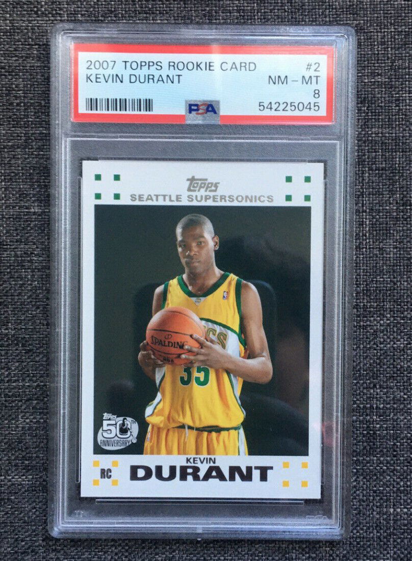 Kevin Durant Topps Rookie Card PSA 8 (1 of 2)
