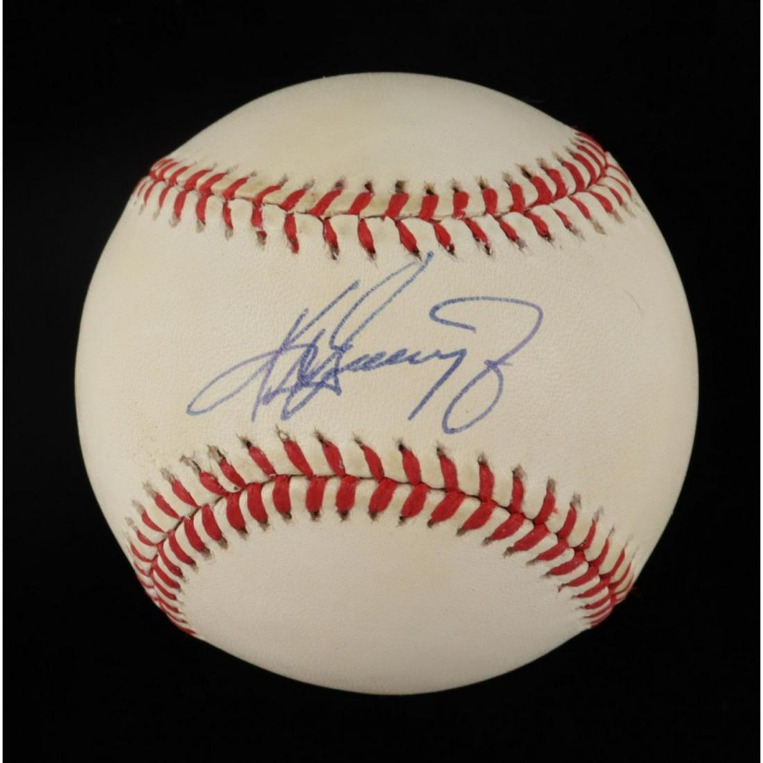 Ken Griffey Jr. Signed OAL Baseball (JSA ALOA) (1 of 1)
