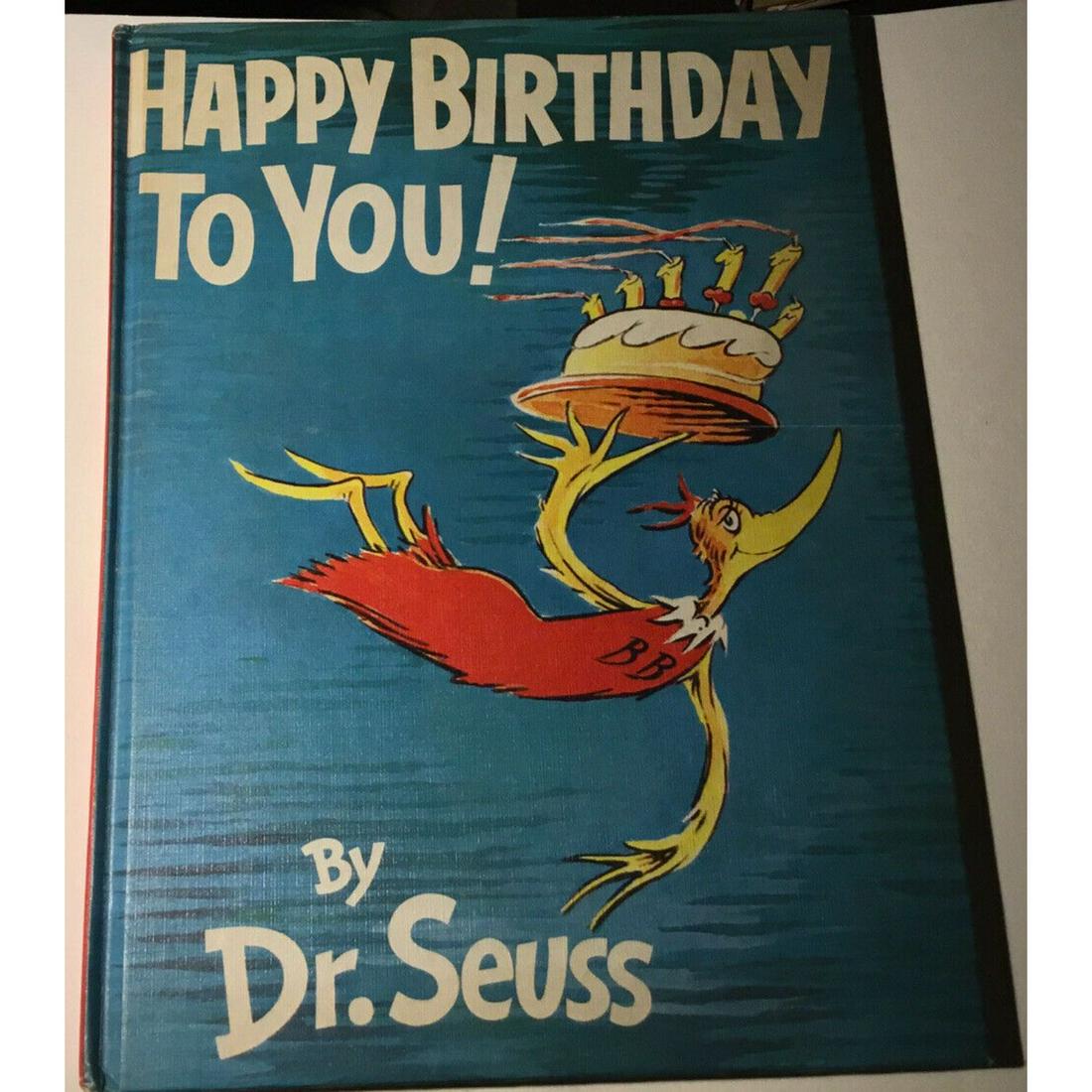 Signed Dr Seuss 1959 Hardcover Book (1 of 2)