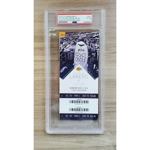 Kobe Final Game Ticket