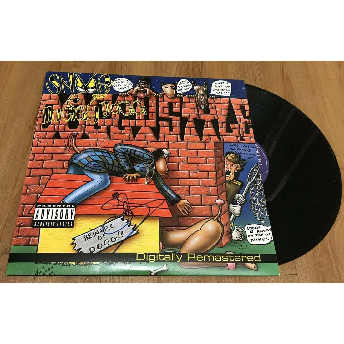 SNOOP DOGGY DOGG SIGNED AUTOGRAPH DOGGYSTYLE VINYL (1 of 1)