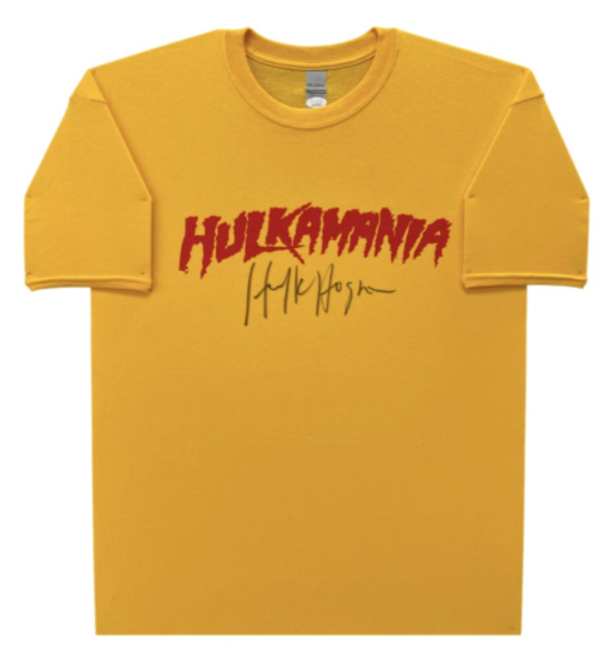Hulk Hogan Signed Autographed Yellow Shirt JSA (1 of 1)