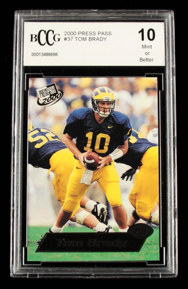Tom Brady 2000 Press Pass #37 (BCCG 10) (1 of 1)