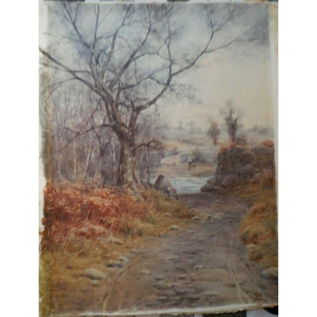 Winston Churchill Original Landscape Oil Painting (1 of 2)