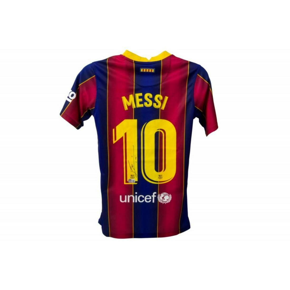 Lionel Messi Signed Barcelona Jersey (Beckett COA) (1 of 2)