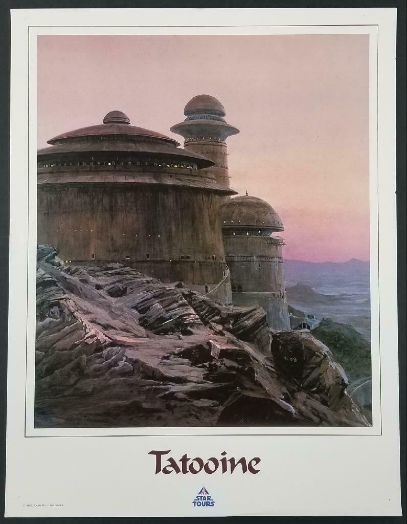 Vintage Disneyland Lucasfilm 1986 Star Tours Tatooine 1 (1 of 1)