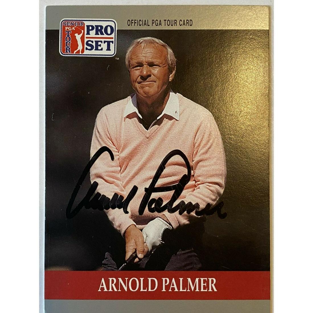 ARNOLD PALMER Signed Card (1 of 1)