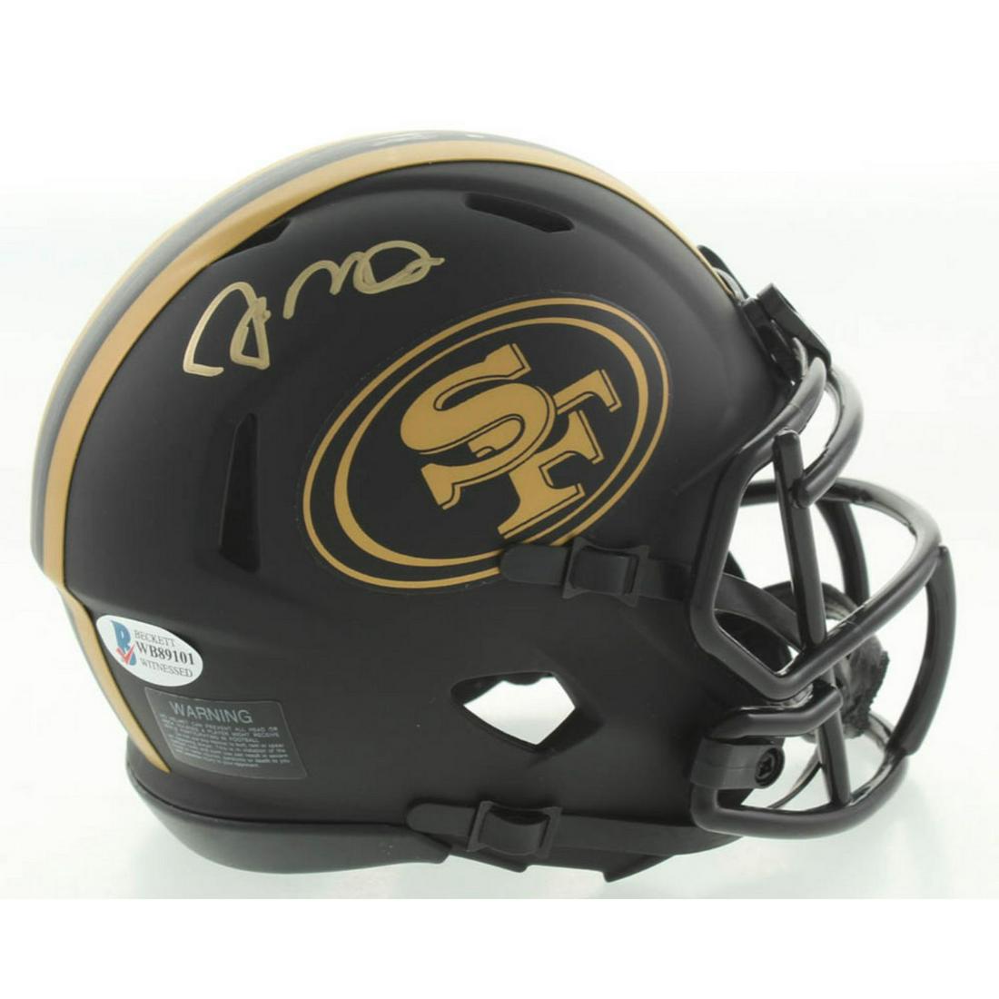 Joe Montana Signed 49ers Eclipse Alternate Speed Mini (1 of 1)