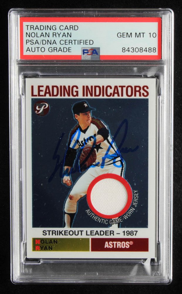 Nolan Ryan Signed 2005 Topps Pristine Legends Leading (1 of 1)