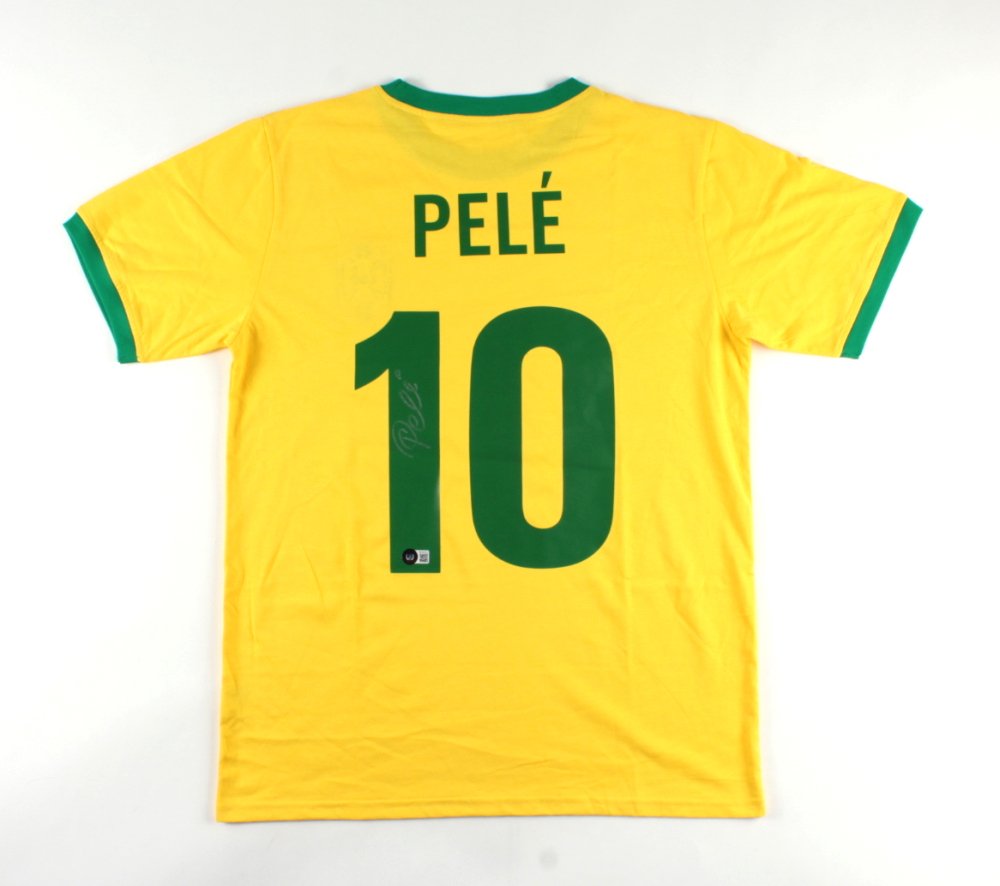 Pele signed Brazil jersey BAS COA (1 of 1)