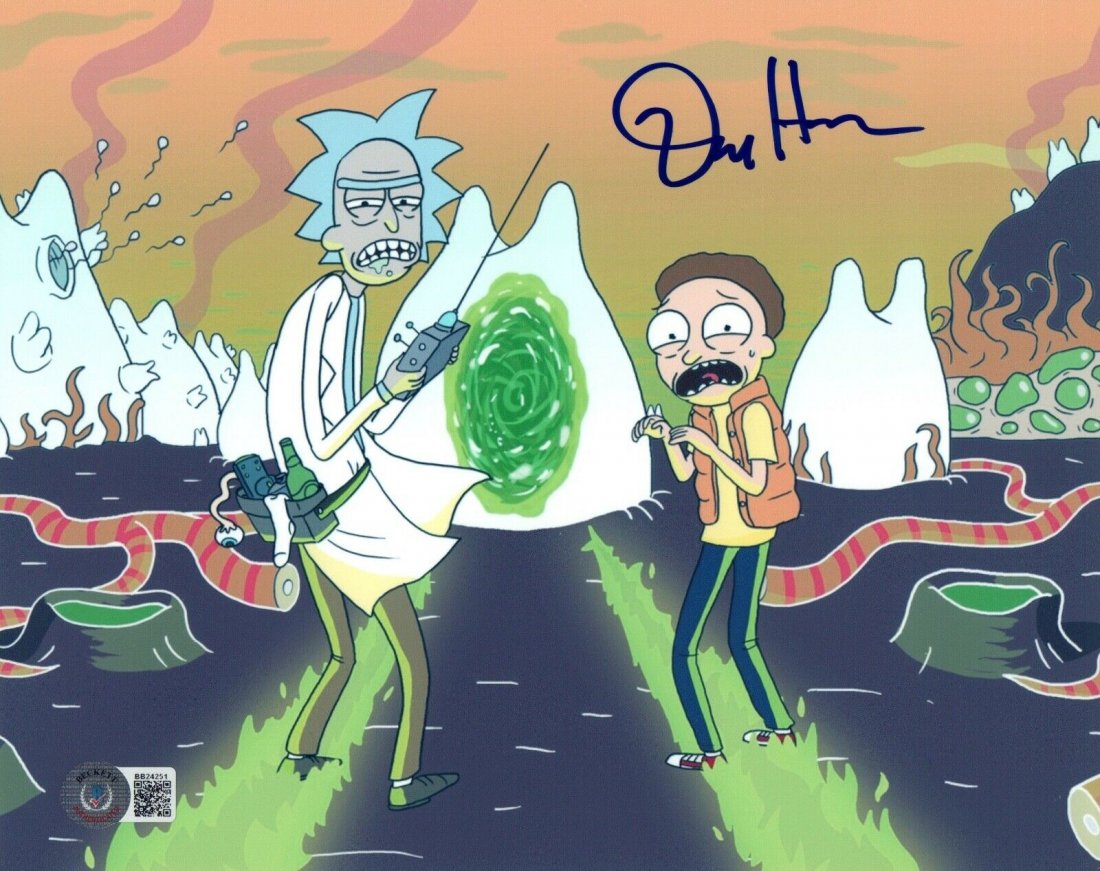 Dan Harmon Signed 8x10 Photo Rick and Morty Creator BAS (1 of 1)