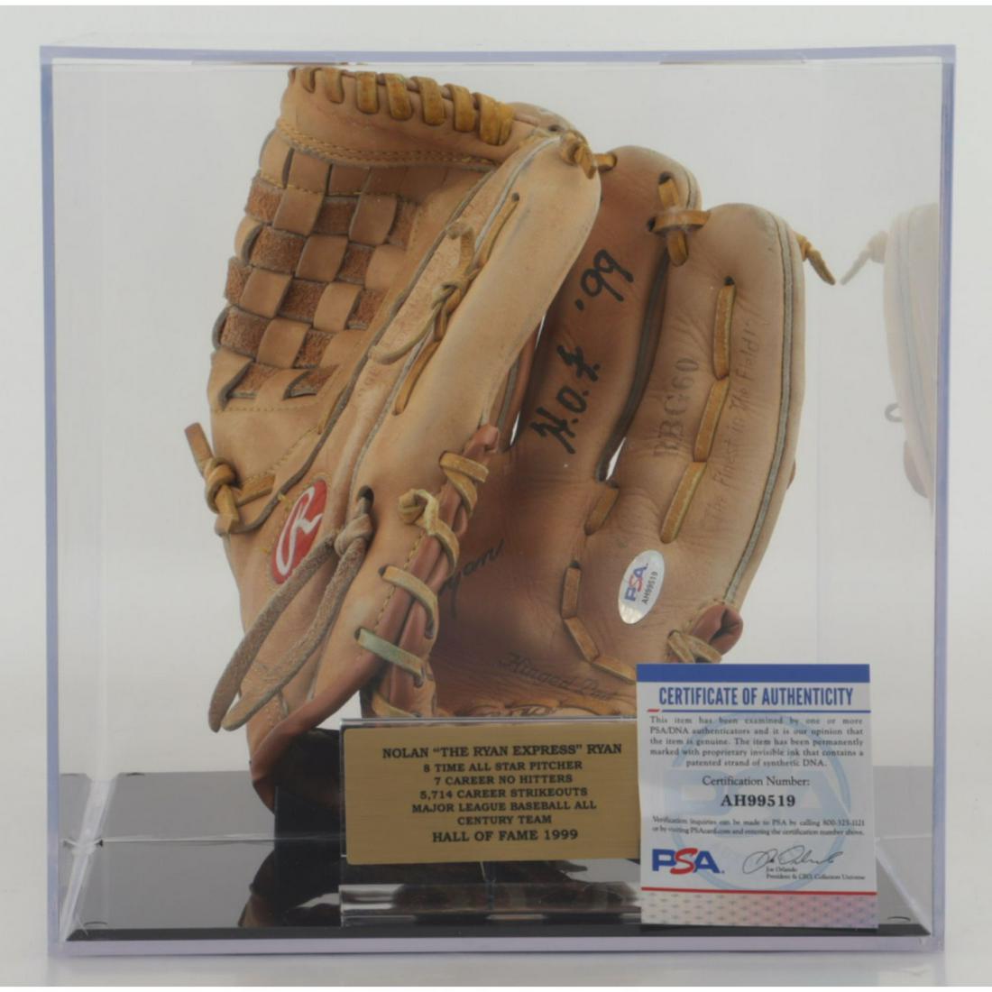 Nolan Ryan Signed Vintage Rawlings RBG60 Nolan Ryan (1 of 2)