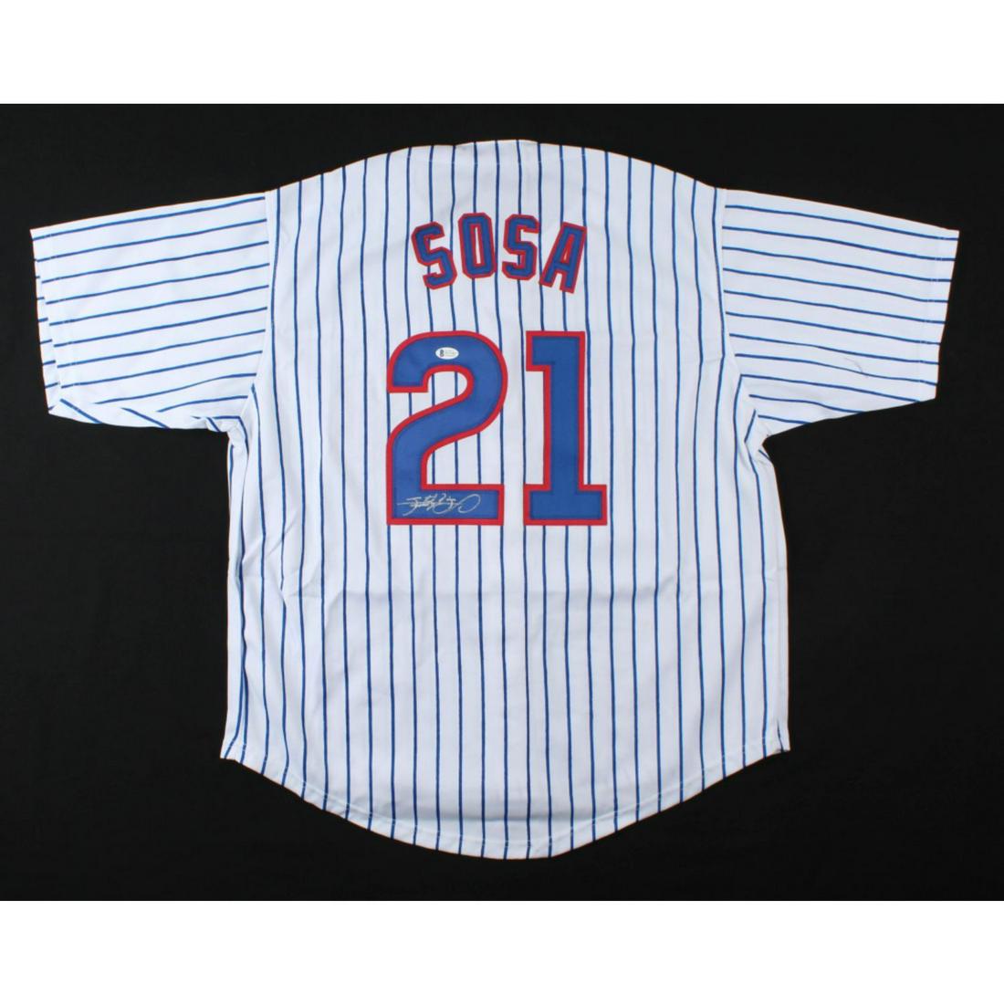 Sammy Sosa Signed Jersey (Beckett COA) (1 of 1)