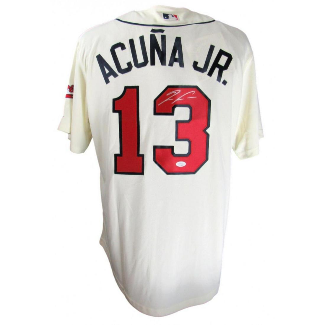 Ronald Acuna Jr. Signed Braves Jersey (JSA COA) (1 of 1)