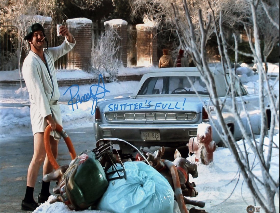Randy Quaid Christmas Vacation Signed 16x20 Horizontal: Randy Quaid Christmas Vacation Signed 16x20 Horizontal Photo BAS