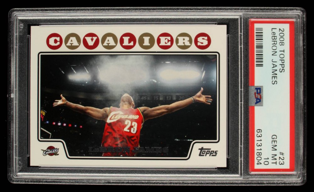 LeBron James 2008-09 Topps #23 (PSA 10) (1 of 1)