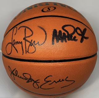 Magic Johnson Larry Bird Julius Erving Signed (1 of 1)