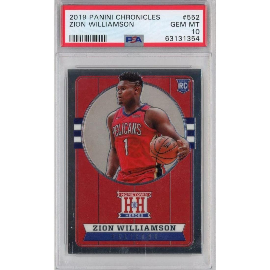 2019 Panini Chronicles Zion Williamson #552 PSA 10 (1 of 1)