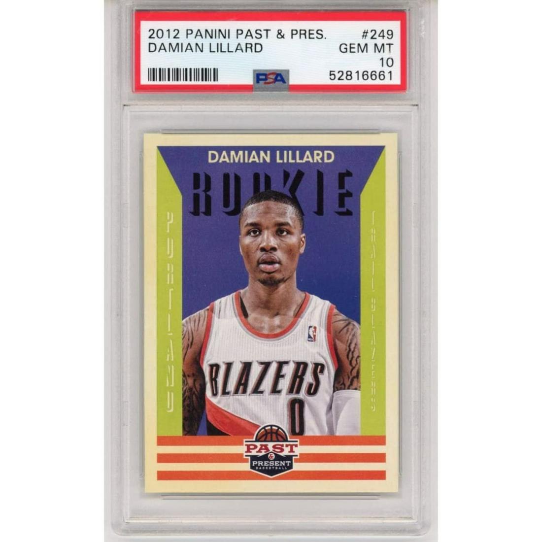 2012 Panini Past & Pres. Damian Lillard #249 PSA 10 (1 of 1)