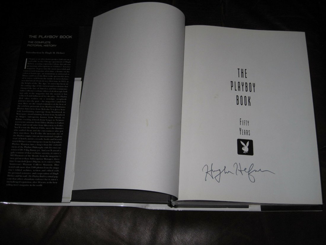 Hugh Hefner Signed Book Playboy at 50 JSA authentic Ful (1 of 3)