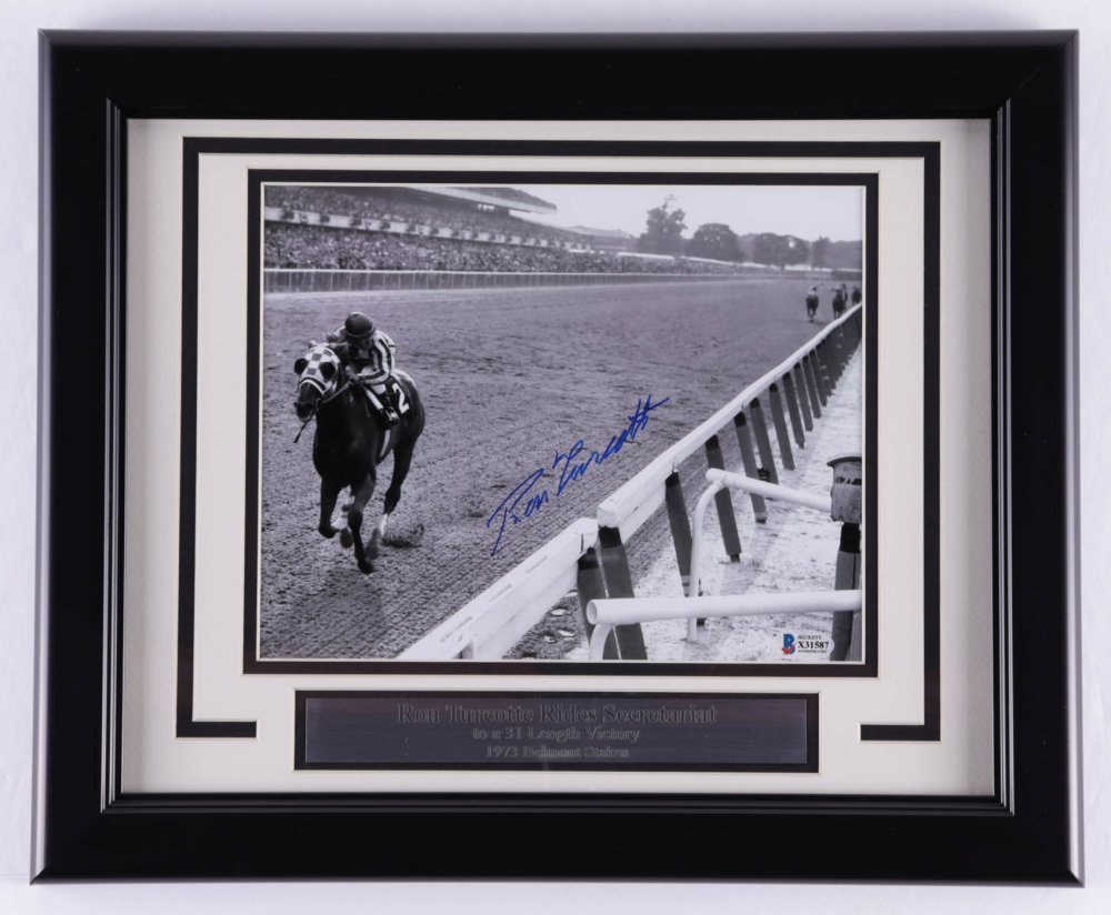 Ron Turcotte Signed 8x10 Photo Signed and Framed (1 of 1)