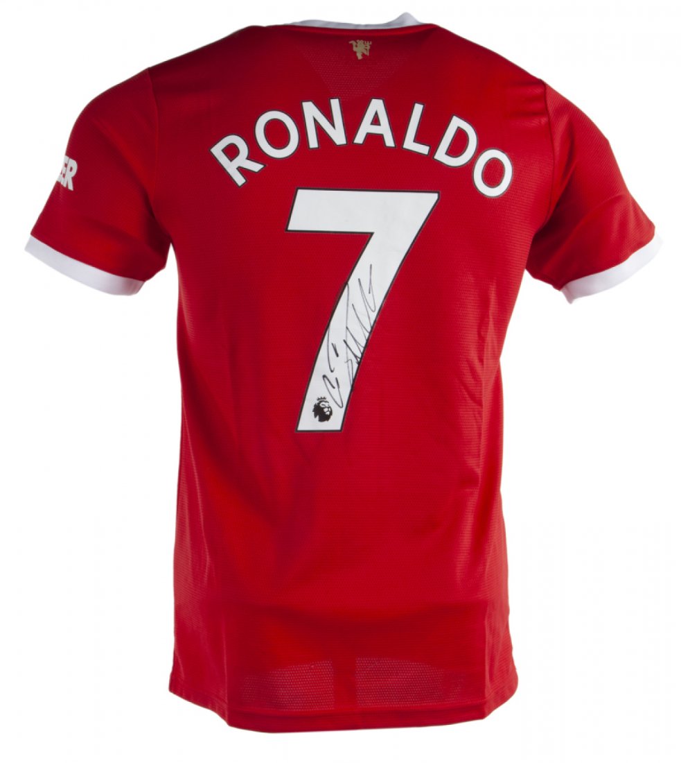 CRISTIANO RONALDO SIGNED 2021 MANCHESTER UNITED SHIRT: CRISTIANO RONALDO SIGNED 2021 MANCHESTER UNITED SHIRT