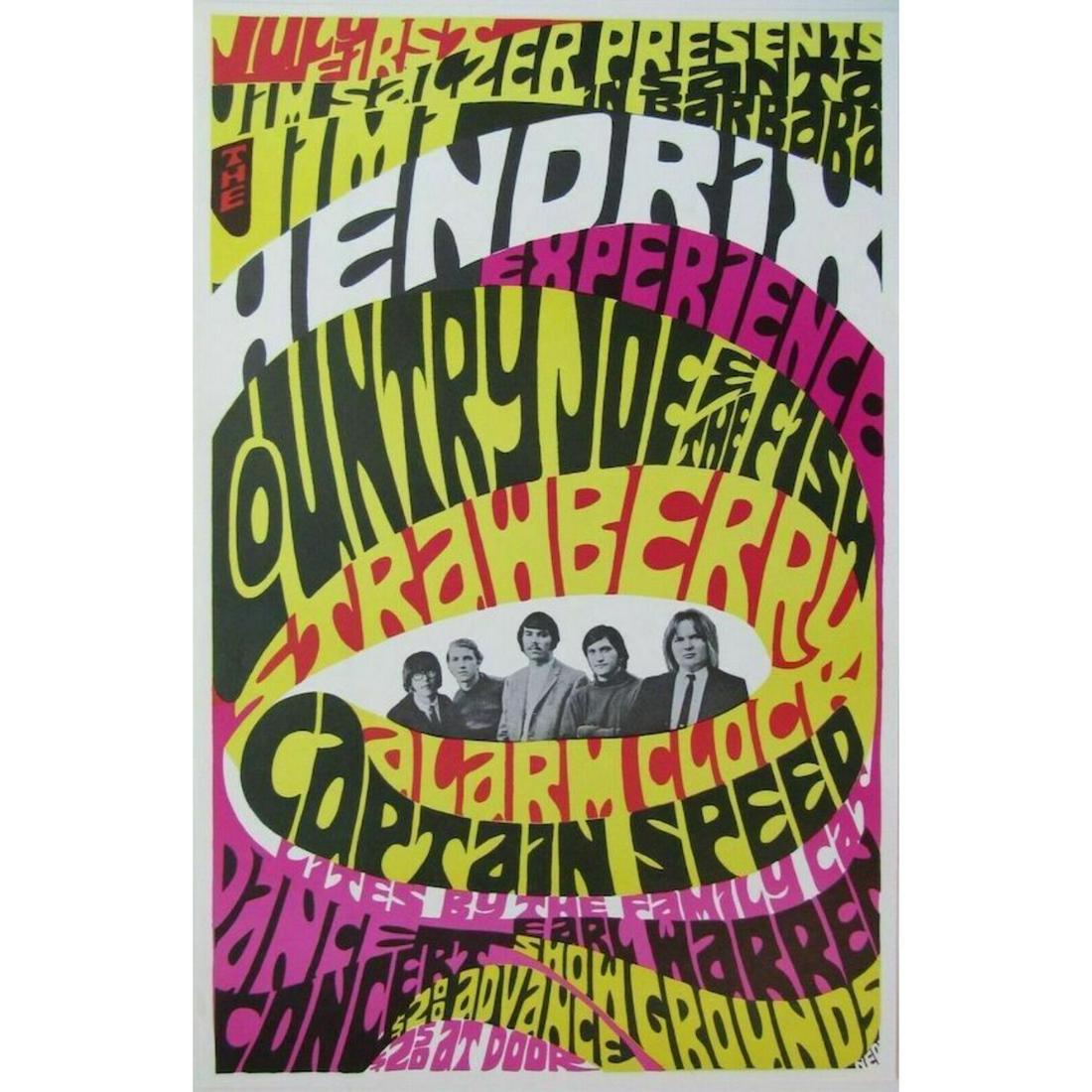 THE JIMI HENDRIX EXPERIENCE 1967 PURPLE HAZE CONCERT (1 of 1)