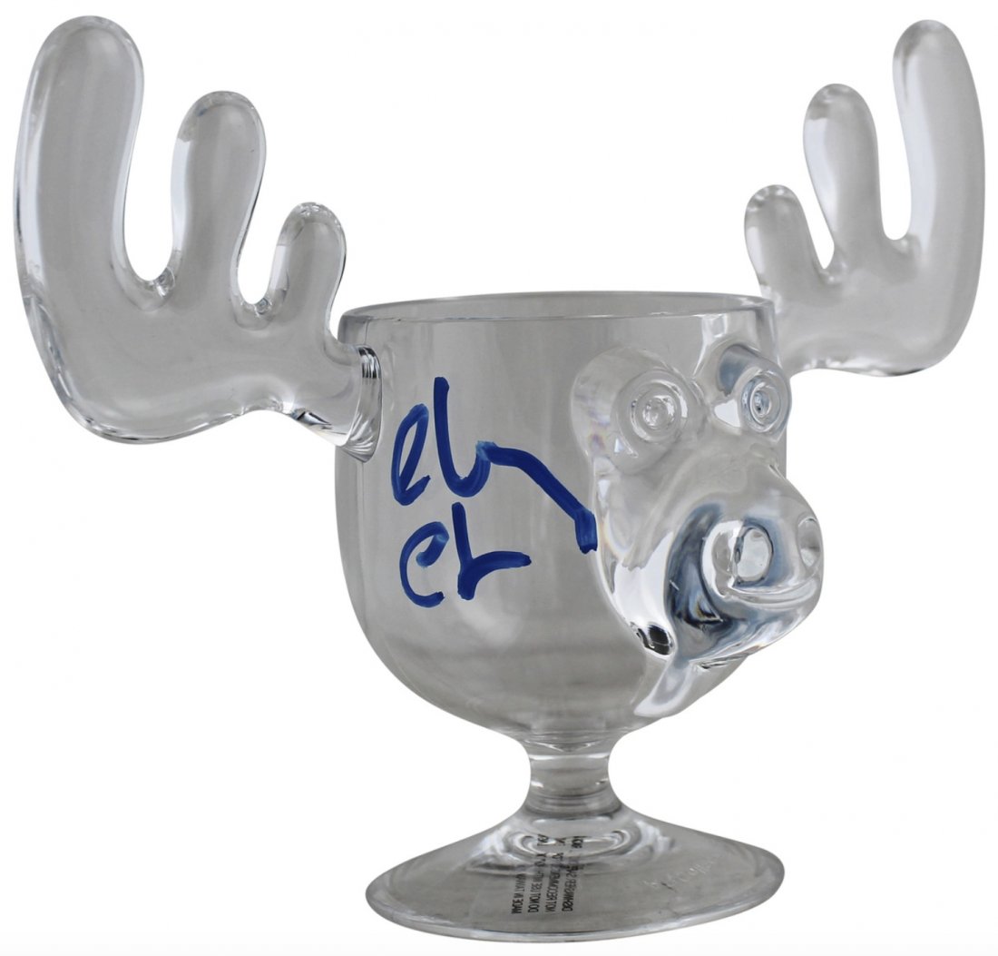 Chevy Chase Christmas Vacation Signed Acrylic Moose Mug (1 of 2)