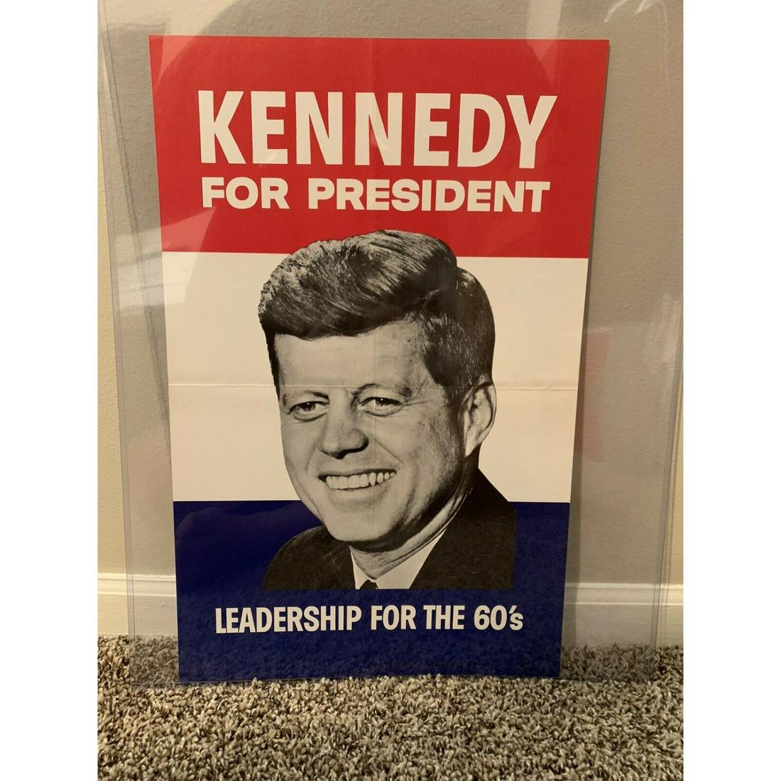JFK Original 1960 campaign poster (1 of 1)