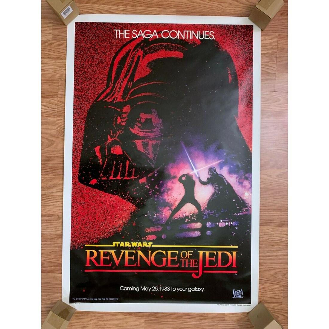 Vintage Original Star Wars REVENGE OF THE JEDI One (1 of 1)