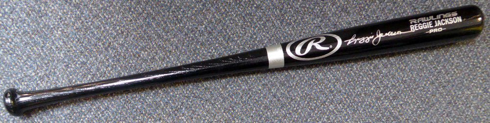 Reggie Jackson Autographed Rawlings Bat Yankees PSA/DNA (1 of 2)