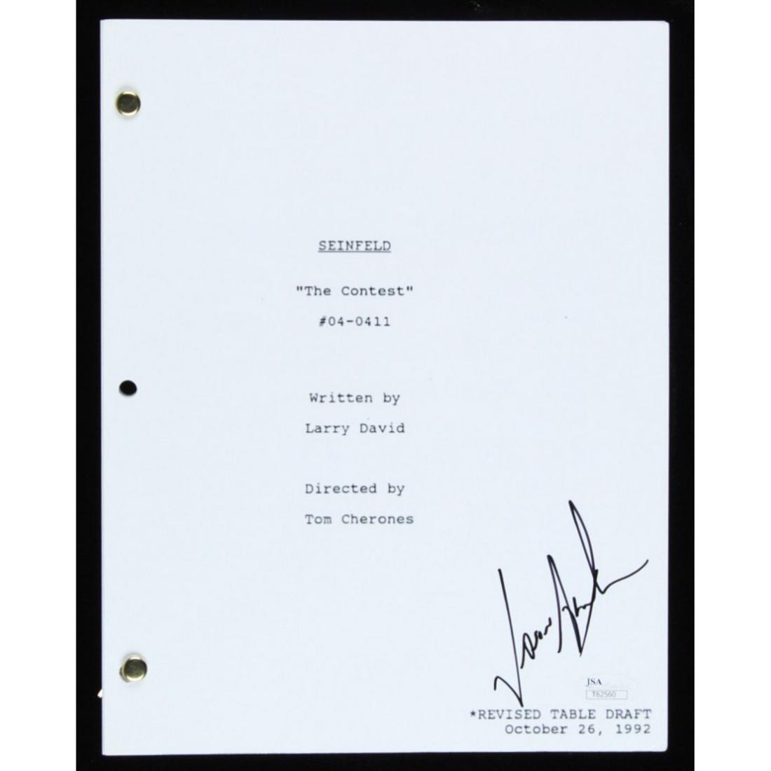 Jason Alexander Signed "Seinfeld: The Contest" Full (1 of 2)