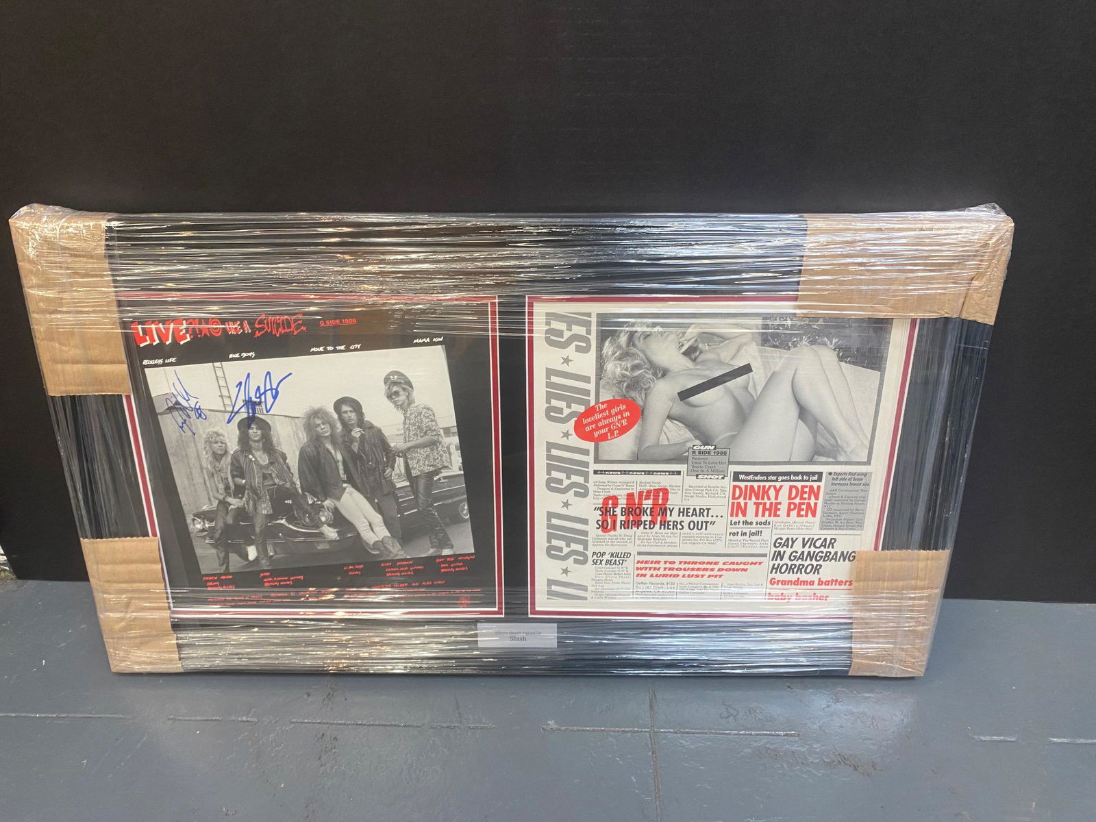 Slash signed and framed LP JSA COA (1 of 1)