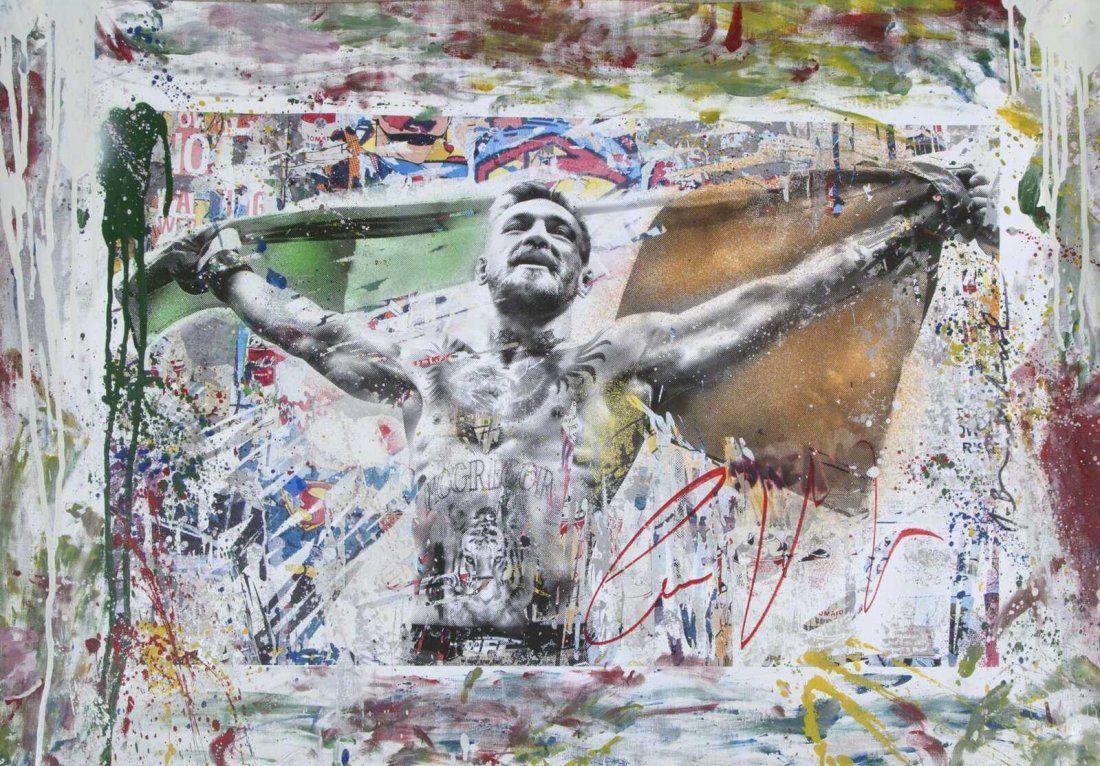 MR BRAINWASH DUAL SIGNED 1/1 Conor McGregor, 2017 (1 of 1)
