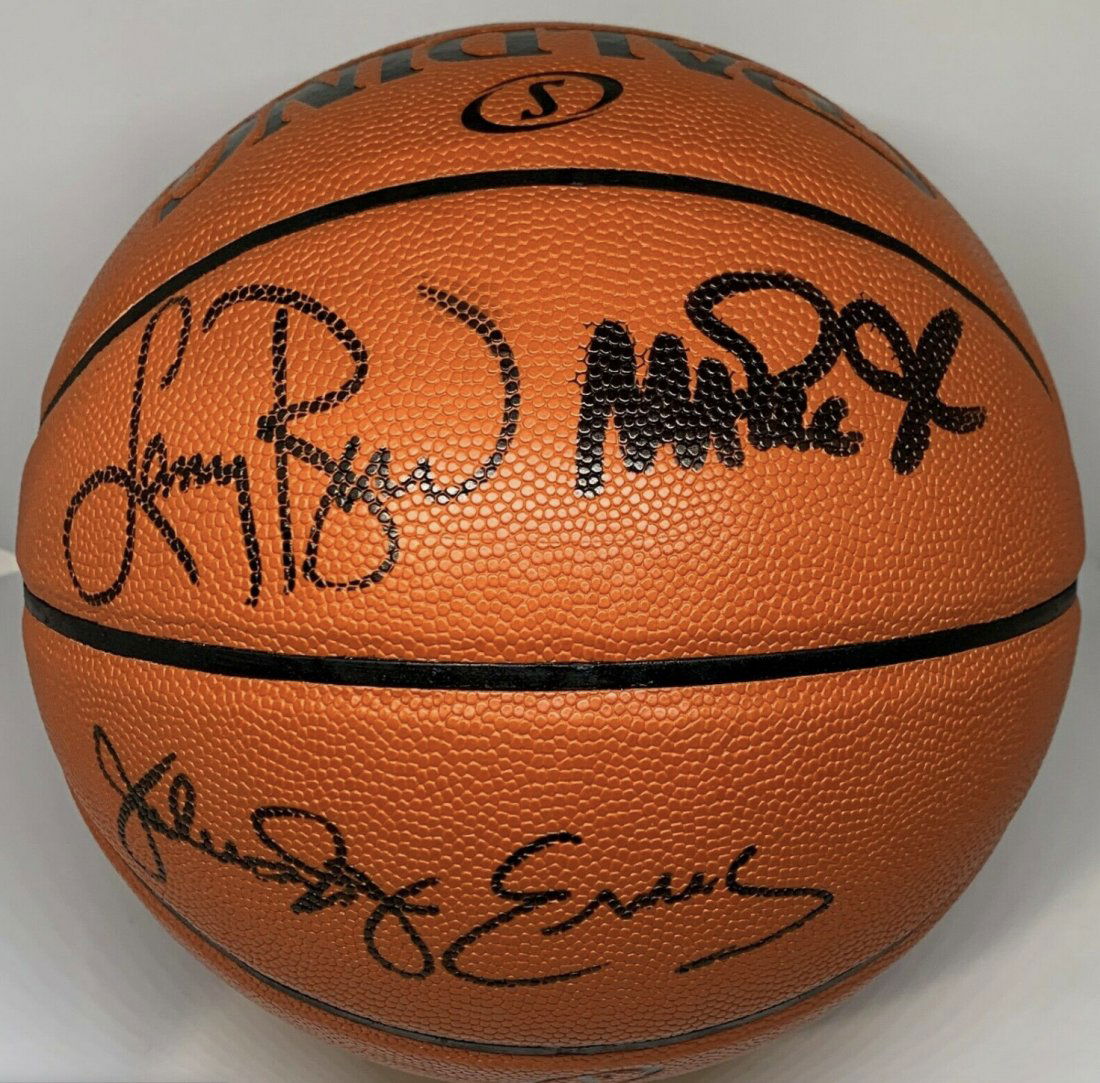 Magic Johnson Larry Bird Julius Erving Signed (1 of 1)