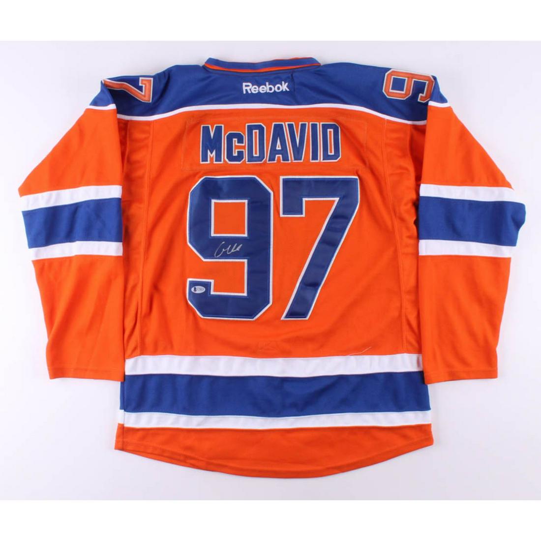 Connor McDavid Signed Oilers Captain Jersey (Beckett (1 of 2)