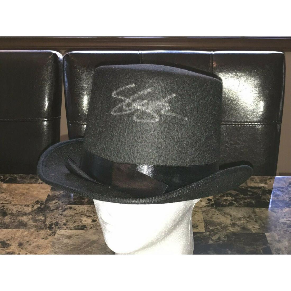 Slash Rare Signed Autographed Prop Top Hat Costume: Slash Rare Signed Autographed Prop Top Hat Costume Display Guns Nâ€™ Roses BAS COA