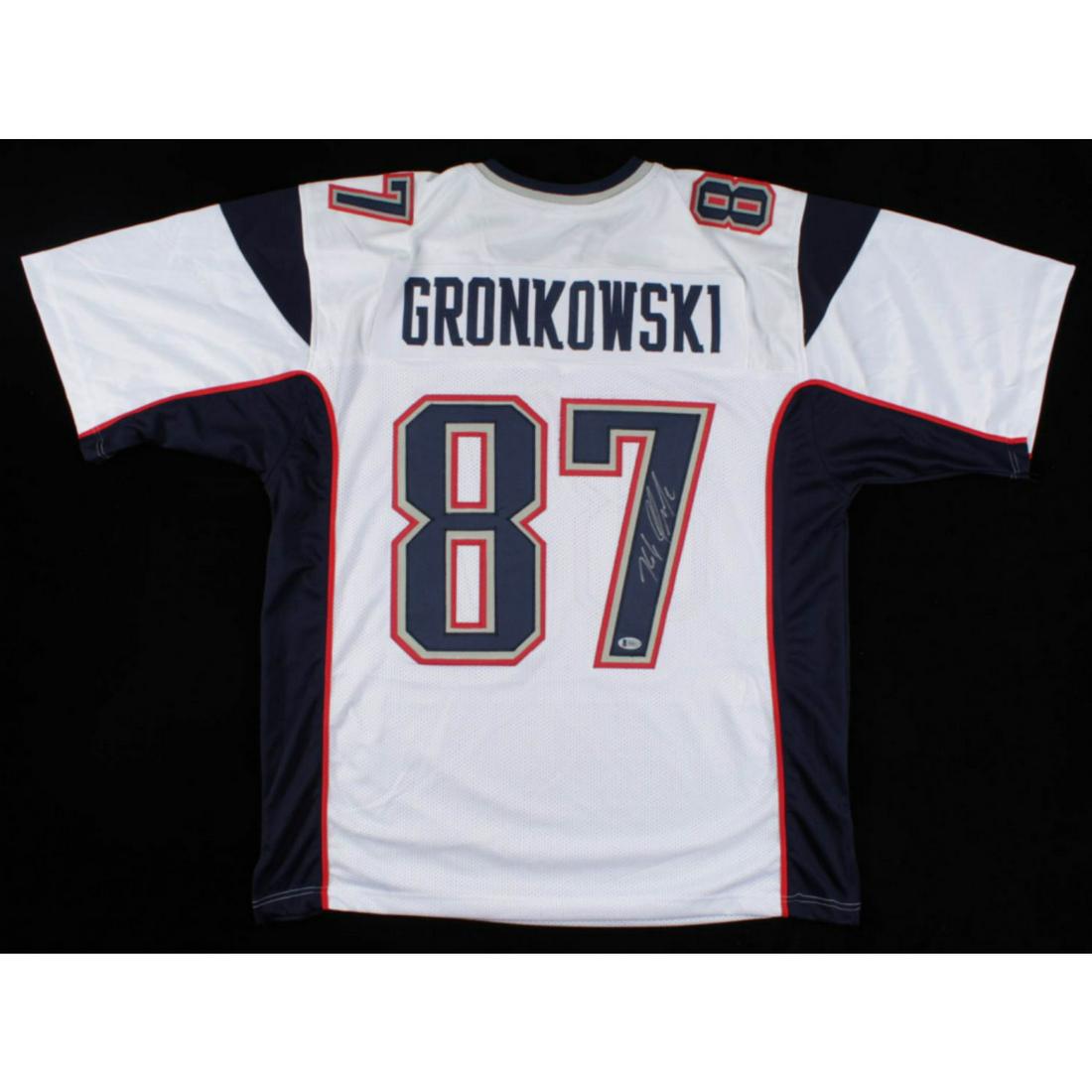 Rob Gronkowski Signed Jersey (Beckett COA) (1 of 2)