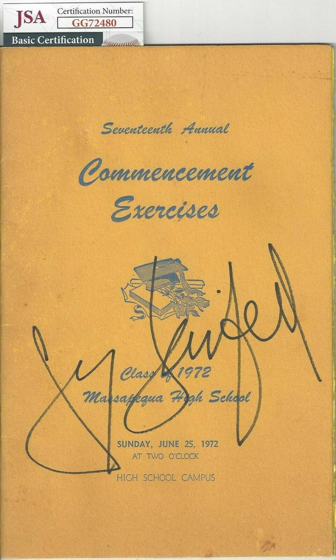 JERRY SEINFELD Signed Autograph Class of 1972 (1 of 2)