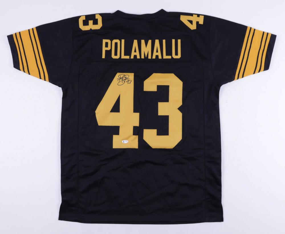Troy Polamalu Signed Jersey (Beckett COA) (1 of 1)