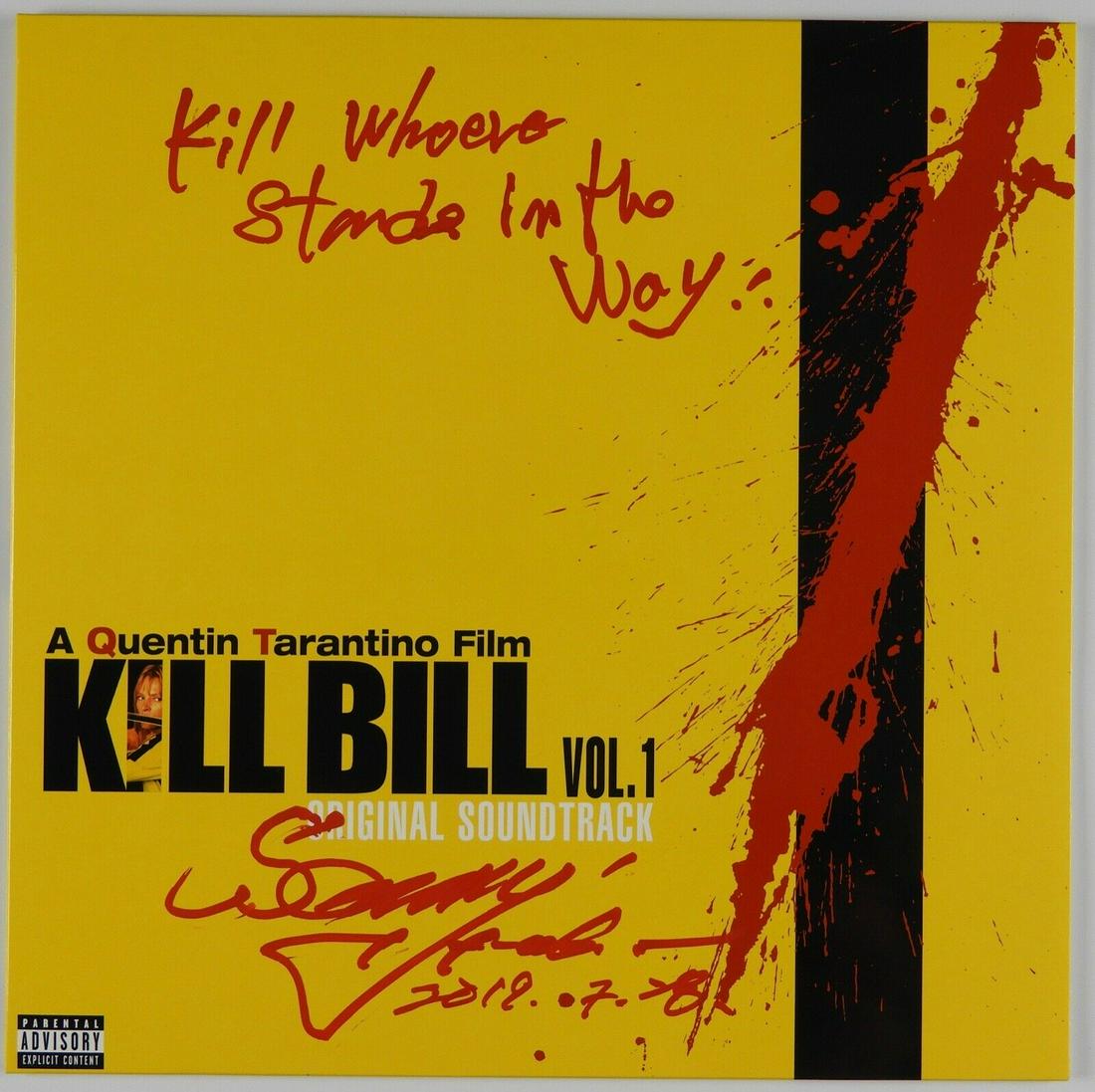 Kill Bill Sonny Chiba JSA Signed Autograph Album LP (1 of 2)