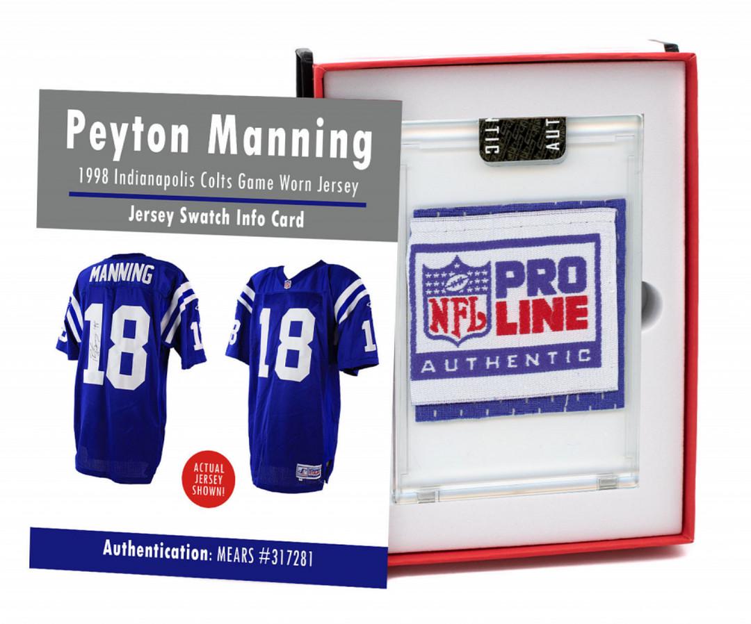 PEYTON MANNING 1998 COLTS ROOKIE YEAR GAME WORN JERSEY (1 of 1)