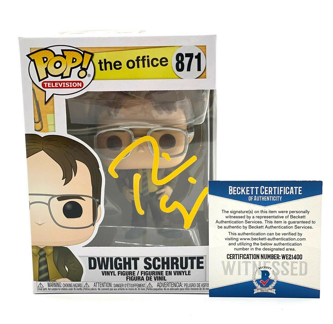 RAINN WILSON SIGNED FUNKO POP DWIGHT SCHRUTE THE OFFICE (1 of 1)