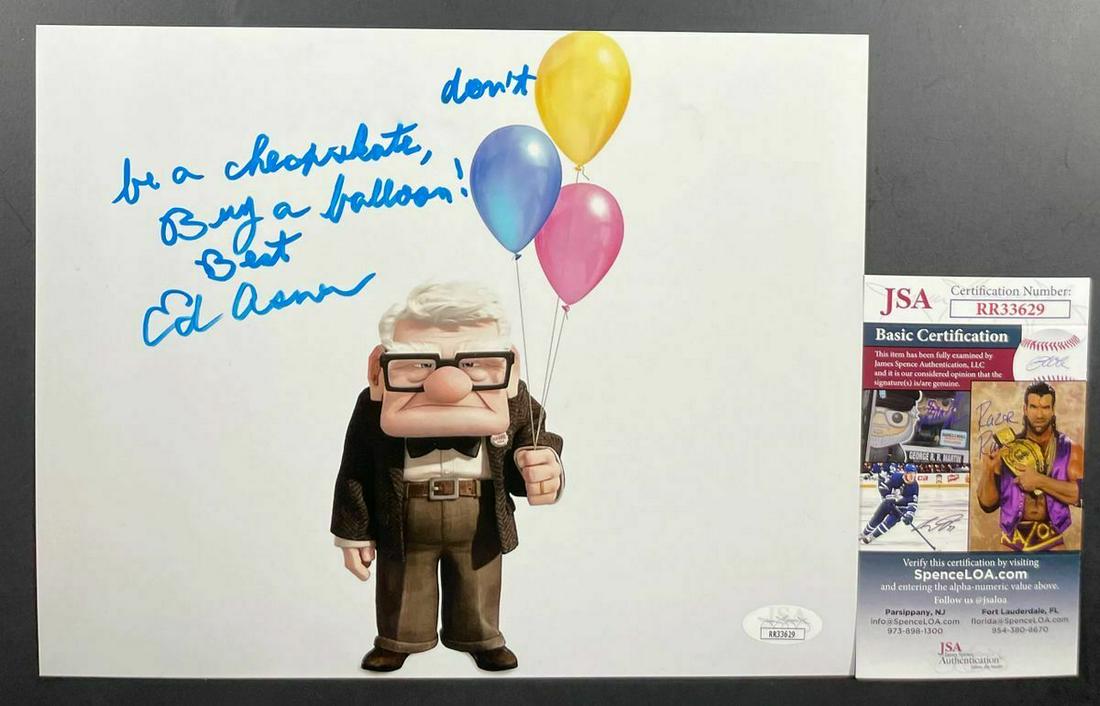 Ed Asner Autographed Disney Pixar's UP Carl 8x10 Photo (1 of 1)